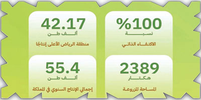 «البيئة»: 100 % نسبة الاكتفاء الذاتي من الشمام 