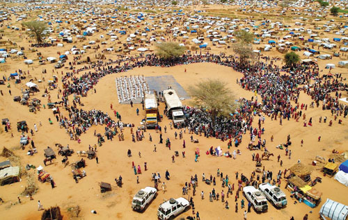 نزوح كثيف في السودان (أرشيفية)